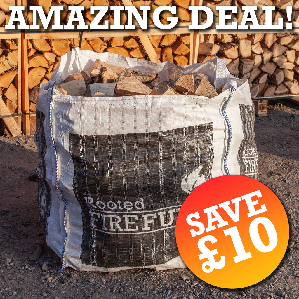 Oak Hardwood Logs (Kiln Dried) - Jumbo Bag